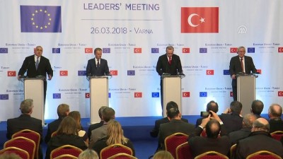 Türkiye-AB Zirvesi - Bulgaristan Başbakanı Borisov - VARNA