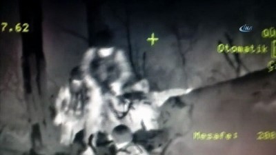 termal kamera -  Amanos'ta öldürülen teröristler termal kamerada  Videosu