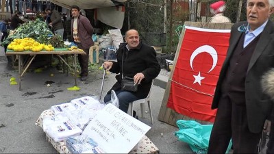 pazar esnafi -  Diyaliz hastası pazar esnafı, bir günlük gelirini Afrin’deki Mehmetçiğe bağışladı  Videosu
