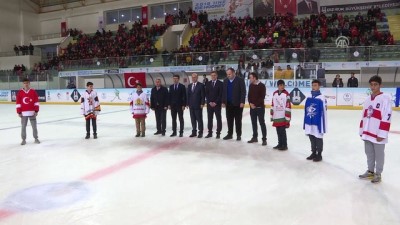 dera - Erzurum'da buz hokeyi heyecanı  Videosu