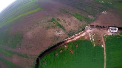 teroristler - Tel Rıfat havadan görüntülendi (2) - AZEZ Videosu