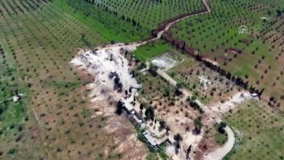 teroristler - Tel Rıfat havadan görüntülendi - AZEZ Videosu