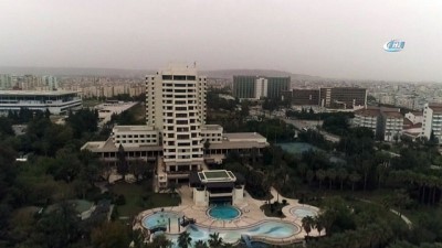 gunesli hava -  Antalya'da çöl tozu havadan görüntülendi Videosu