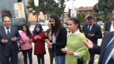 kutsal toprak -  Tokat'ta öğrenciler Çanakkale ve Afrin ruhu için yollarda  Videosu