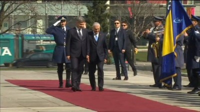 resmi karsilama -  - Başbakan Yıldırım, Bosna Hersek’te Resmi Törenle Karşılandı  Videosu