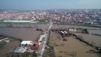 tarim arazisi - Meriç'te 'kırmızı alarm' seviyesi düşürüldü - EDİRNE  Videosu