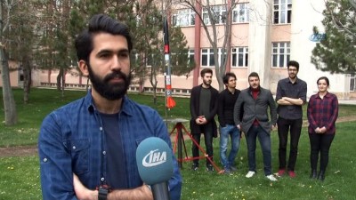  Selçuk Üniversitesi öğrencilerinden geliştirilmiş yerli roket 'Tuğra-11'