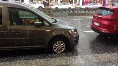 dolu yagisi -  İstanbul'da dolu yağışı etkili oldu  Videosu