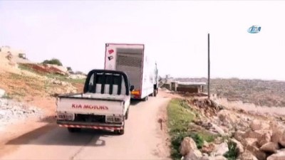 idlib -  Doğu Gutalı ailelere mobil aşevi Videosu