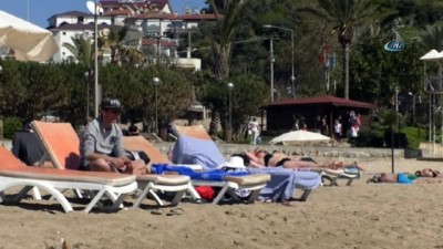 gunesli hava -  Alanya’ya yaz erken geldi Videosu