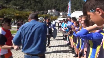 deniz trafigi - Fethiye'de Akdeniz Kupası Kürek Yarışları heyecanı  Videosu