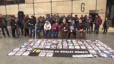 kirkoy - 'Adalet Arayan İşçi Aileleri'nden basın açıklaması - İSTANBUL Videosu