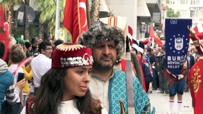 Dışişleri Bakanı Çavuşoğlu, fetih yürüyüşüne katıldı - ANTALYA