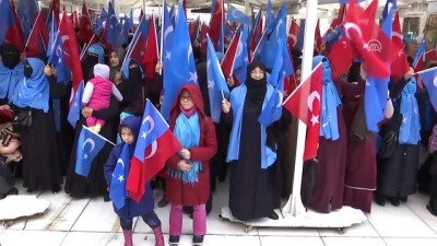 anavatan - Doğu Türkistanlılardan Zeytin Dalı Harekatı'na destek - İSTANBUL  Videosu