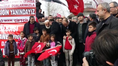 kurban kesimi - Gölbaşı'nda Mehmetçiğe traktörlerle destek konvoyu - ANKARA Videosu
