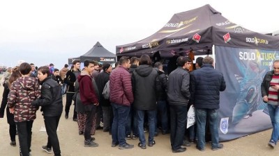 kisla - SOLOTÜRK'ün gösteri uçuşuna yoğun ilgi - BURDUR Videosu