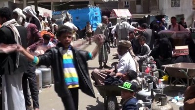 riyal - Yemen'de mutfak tüpü protestosu - SANA Videosu