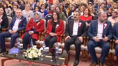 kadin istihdami -  Bakan Sarıeroğlu: '1 milyon 400 binlik istihdamın yarısının kadın istihdamında gerçekleşti'  Videosu