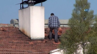 cati kati -  Çatıda ölümüne çalışma kamerada  Videosu