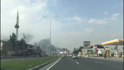 plastik fabrikasi - Gaziantep'te fabrika yangını  Videosu