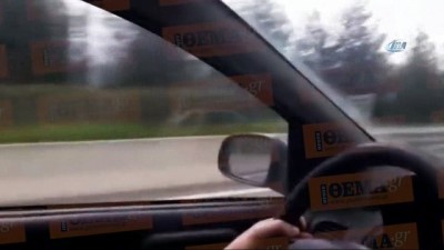 polis araci -  - Çılgın Sürücü, Otobanda 165 Kilometre Boyunca Ters Gitti  Videosu