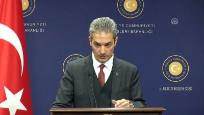 Dışişleri Bakanlığı Sözcüsü Aksoy: 'PYD eş başkanının teslim edilmesi için çabalarımızı sürdüreceğiz' - ANKARA 