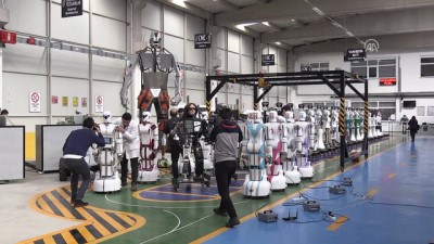 insansi robot - 'İnsansı' robotlar kışla nöbetine talip - KONYA  Videosu