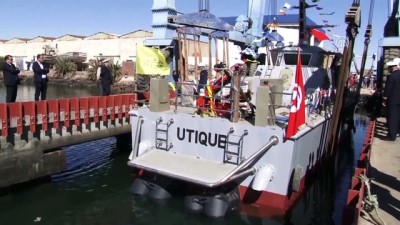 uzunlu - Tunus ikinci yerli askeri gemisini yaptı - TUNUS  Videosu