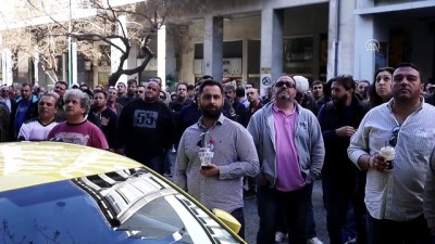 mobil uygulama - Yunanistan'da 'Uber' protestosu - ATİNA  Videosu