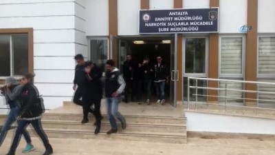  Antalya merkezli uyuşturucu operasyonu: 12 gözaltı 