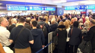  Atatürk Havalimanı'nda ‘POLNET arızası’ kuyruğu