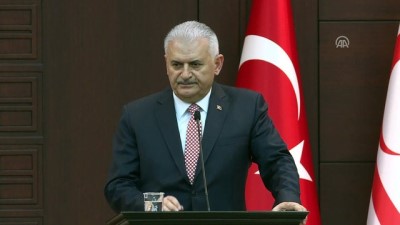 Başbakan Yıldırım - Kıbrıs açıklarındaki sondaj faaliyetleri - ANKARA 