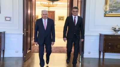  Başbakan Yıldırım, KKTC Başbakanı Enhürman’ı kabul etti 