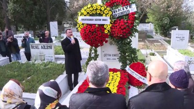 Çetin Emeç mezarı başında anıldı - İSTANBUL 