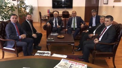 CHP heyetinden AA'ya ziyaret - ANKARA