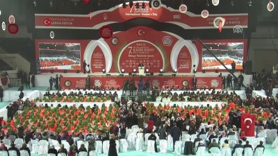 Cumhurbaşkanı Erdoğan: '(8 Mart Dünya Kadınlar Günü) Bizim annelerimiz dünyanın en fedakar anneleridir' - ANKARA 