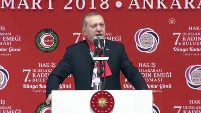 ayrimcilik - Cumhurbaşkanı Erdoğan: 'Kadın meselesini tüm boyutlarıyla konuşacaksak önce samimi olmamız gerekir' - ANKARA Videosu