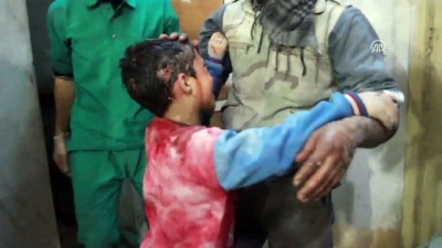 muhalifler - Esed rejimi ve destekçileri Doğu Guta'da 10 sivili öldürdü (1) - ŞAM  Videosu
