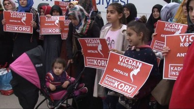 kiz cocugu -  Kadınların vicdan konvoyu Antalya'dan yola çıktı Videosu