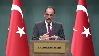 Kalın: 'Cumhurbaşkanı Erdoğan, Doğu Guta ile ilgili bugün Ruhani ile telefonda görüşecek' - ANKARA 