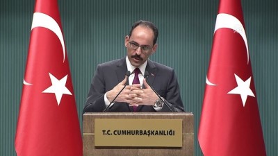 Kalın: 'Doğu Akdeniz'i bir çatışma bölgesi değil, ortak fayda bölgesi haline getirelim' - ANKARA 