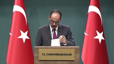 Kalın: '(Türkiye-AB zirvesi) AB üyeliğini stratejik bir öncelik olarak görüyoruz' - ANKARA 