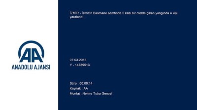 Otel yangını (7) - Binadan atlama anı - İZMİR 