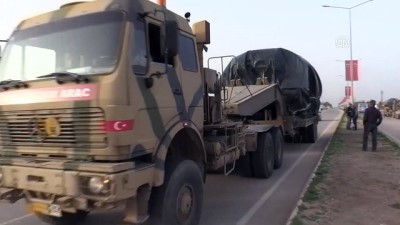 askeri arac - Suriye sınırına askeri sevkiyat devam ediyor - KİLİS Videosu