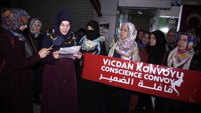 Vicdan Konvoyu'na İzmirli kadınlardan destek - İZMİR 