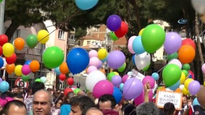 kadinlar gunu -  Aydın'da rengarenk kadınlar günü kutlaması Videosu