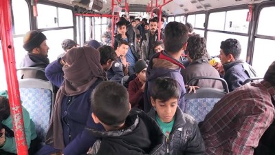 kacak gocmen - Erzurum'da 80 kaçak göçmen yakalandı Videosu