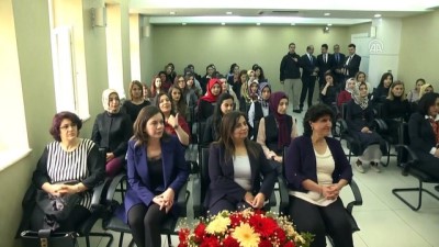 kadina karsi siddet - Vali Güzeloğlu, valiliğin kadın çalışanlarıyla bir araya geldi - DİYARBAKIR Videosu