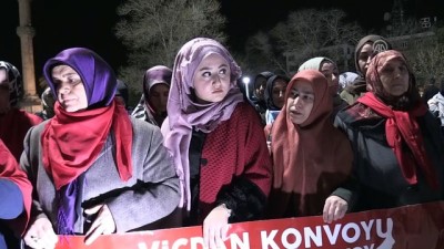 savas sucu - 'Vicdan Konvoyu'na Aksaray'dan destek  Videosu