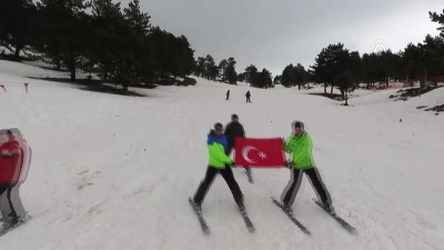 termal su - 2300 metre rakımlı dağda kayak ve termal keyfi - KÜTAHYA  Videosu